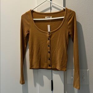 Madewell Ribbed Button-Down Shirt